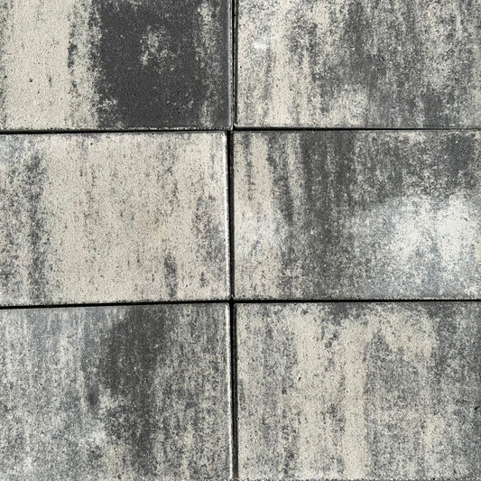 Straksteen - Opritsteen 20x30x6cm Grijs Genuanceerd