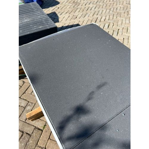 Tuintegel 60x60x4cm Antraciet - Betontegel voor terras