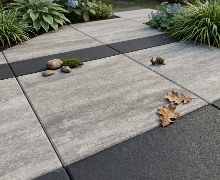 Tuintegel Ivora Nuance 60x60x4cm - Betontegel voor terras