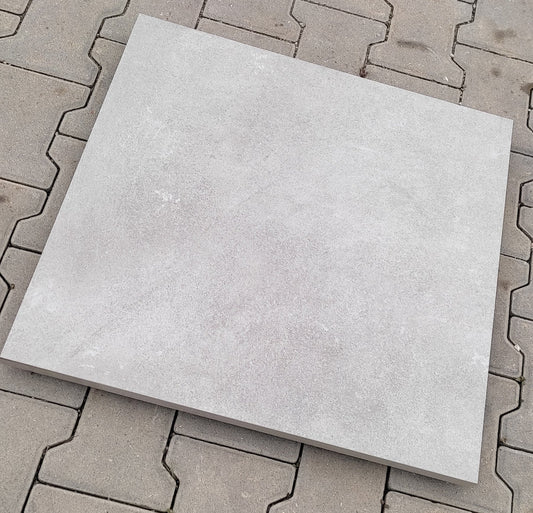 Keramische Tuintegel Betonlook Grey 60x60x3cm - Aanbieding
