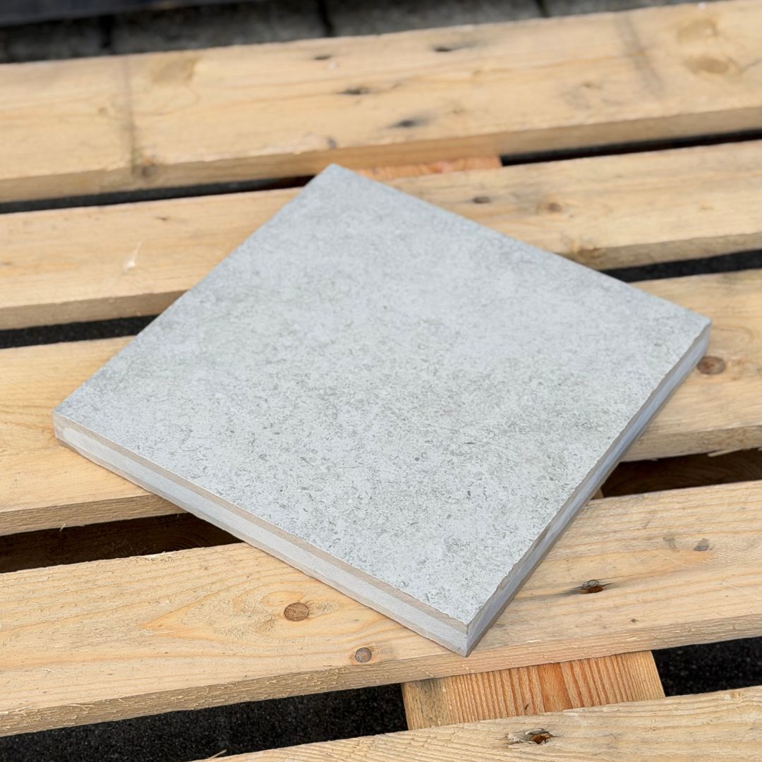 Keramische Tuintegel Travertin Beige 90x90x3cm -Aanbieding