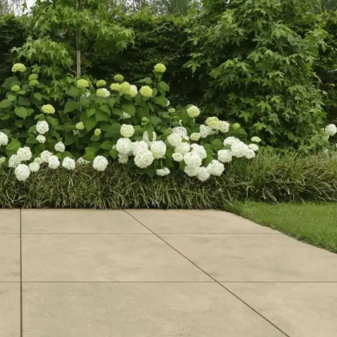 Keramische Tuintegel Travertin Yellow 90x90x3cm -Aanbieding