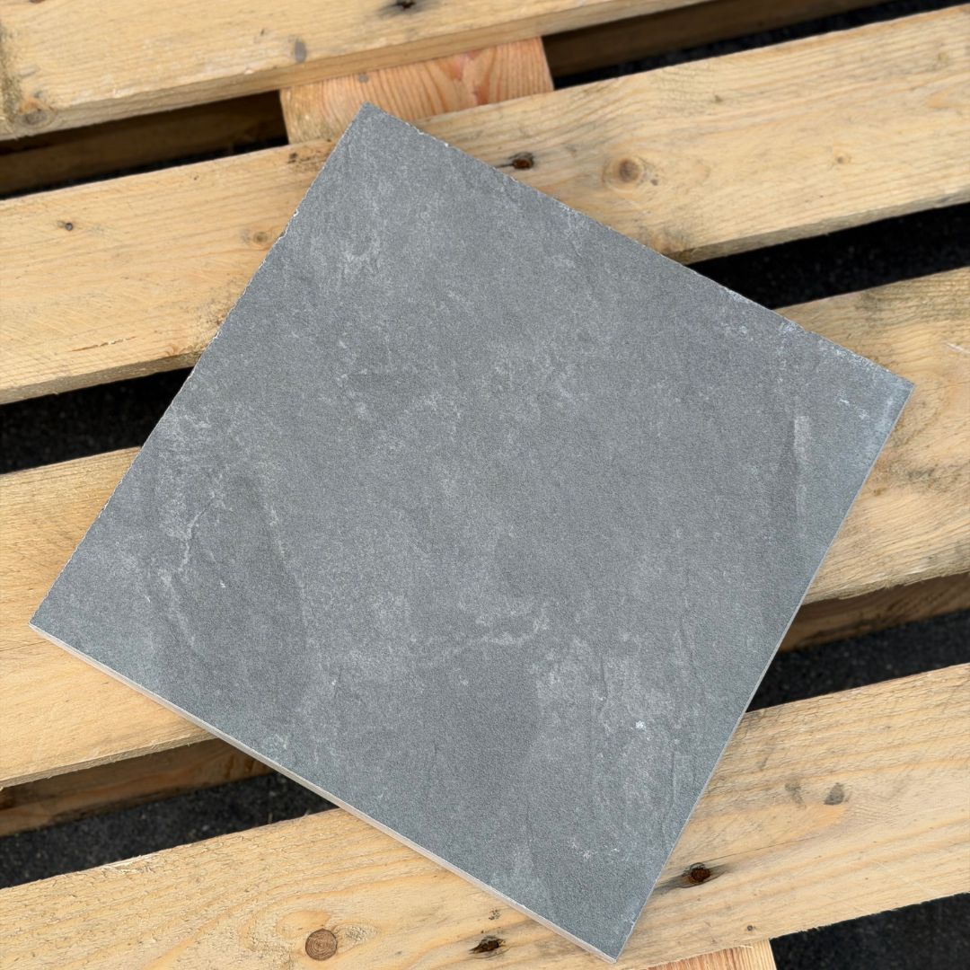 Keramische Tuintegel Wave Donker 90x90x3cm -Aanbieding