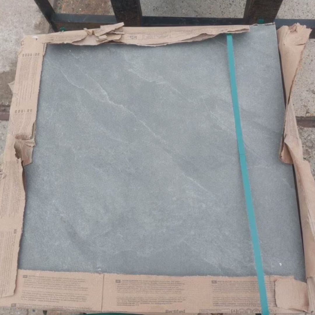 Keramische Tuintegel Wave Donker 90x90x3cm -Aanbieding