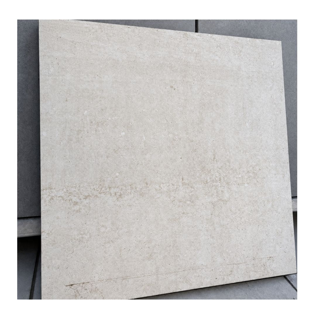 Keramische Tuintegel Ario Beige 60x60x4cm