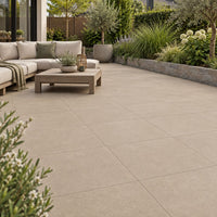 Keramische Tuintegel Vormio Sand 60x60x4cm