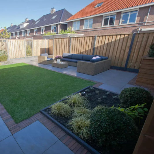 Opsluitband 5x15x100cm Antraciet voor Terras