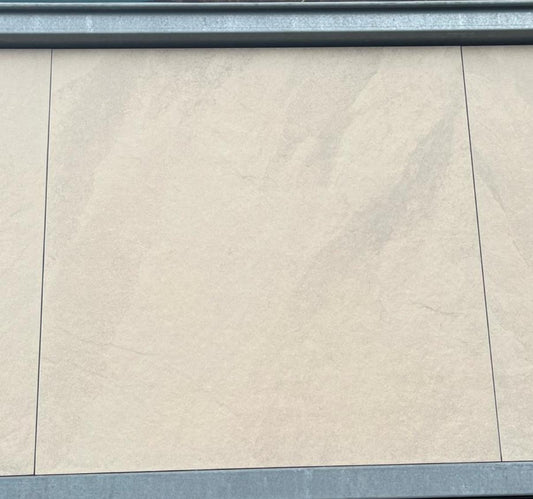 Keramische Tuintegel Wave Beige 60x60x3cm - Aanbieding