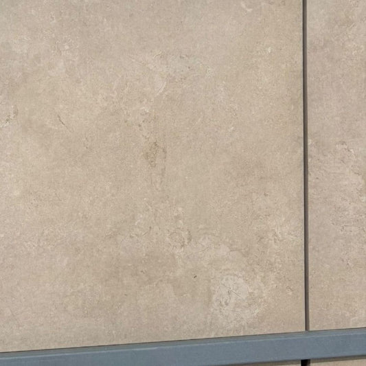 Keramische Tuintegel Travertin Beige 90x90x3cm
